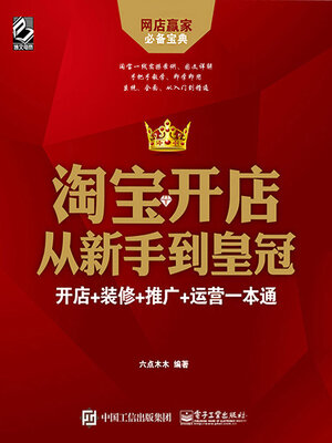 cover image of 淘宝开店从新手到皇冠